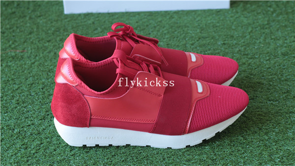 Balenciaga Race Runner Trainers Red